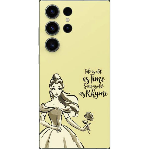 Disney Princess Belle Tale As Old As Time Art Galaxy S25 Ultra Skin